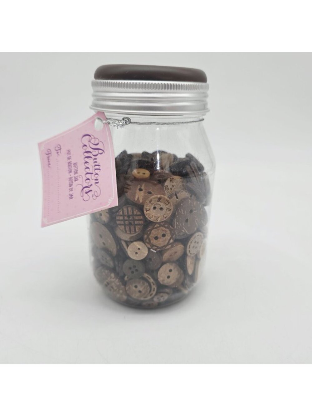 Assorted Coconut Wood Buttons For Crafting Sewing Or DIY Projects - Picture 3 of 8